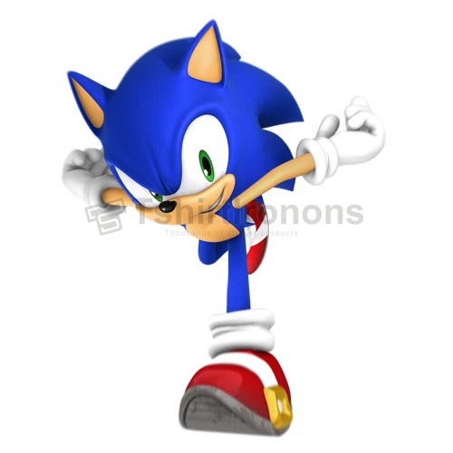 Sonic the Hedgehog T-shirts Iron On Transfers N7971